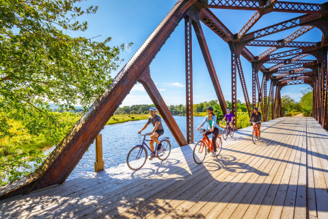 Nova Scotians love to bike the old railbeds for a dose of natural beauty and fitness